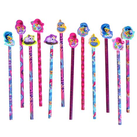 Shimmer & Shine Pencil with Eraser Topper £0.49